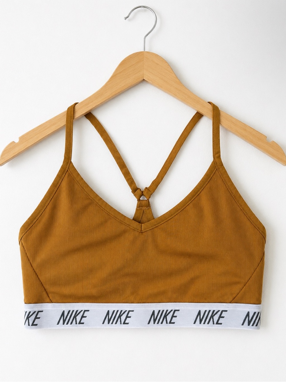 Nike Dri-FIT Ribbed Indy Sports Bra – Size Large